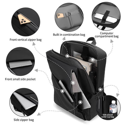 Sleek Waterproof Commuter Laptop Backpack