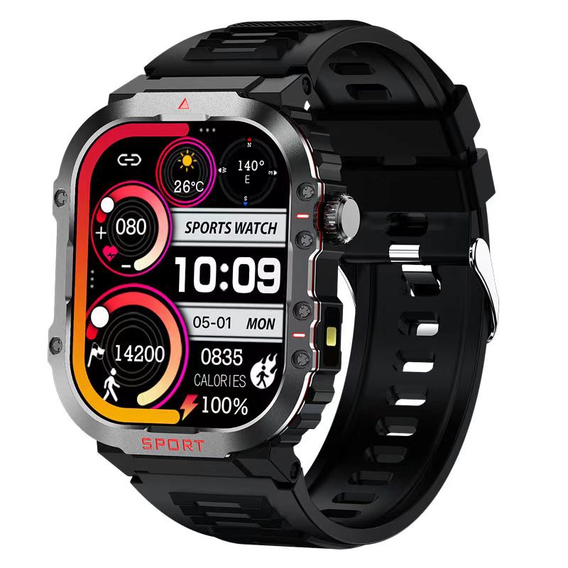 TrailForge Waterproof Sports Flashlight Smart Watch