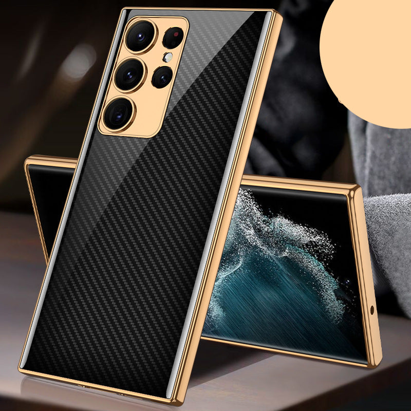 Marble Electroplated Glass Phone Case