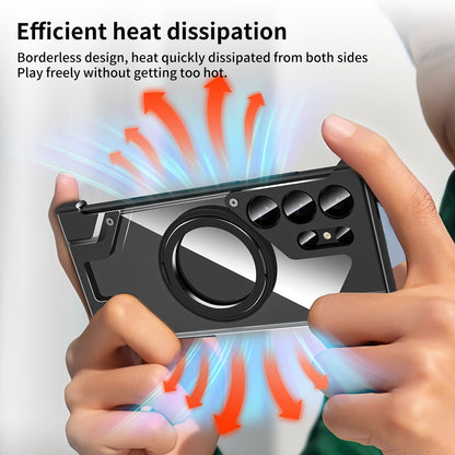 Samsung Ultra Magnetic Case with Rotating Kickstand & Corner Protection