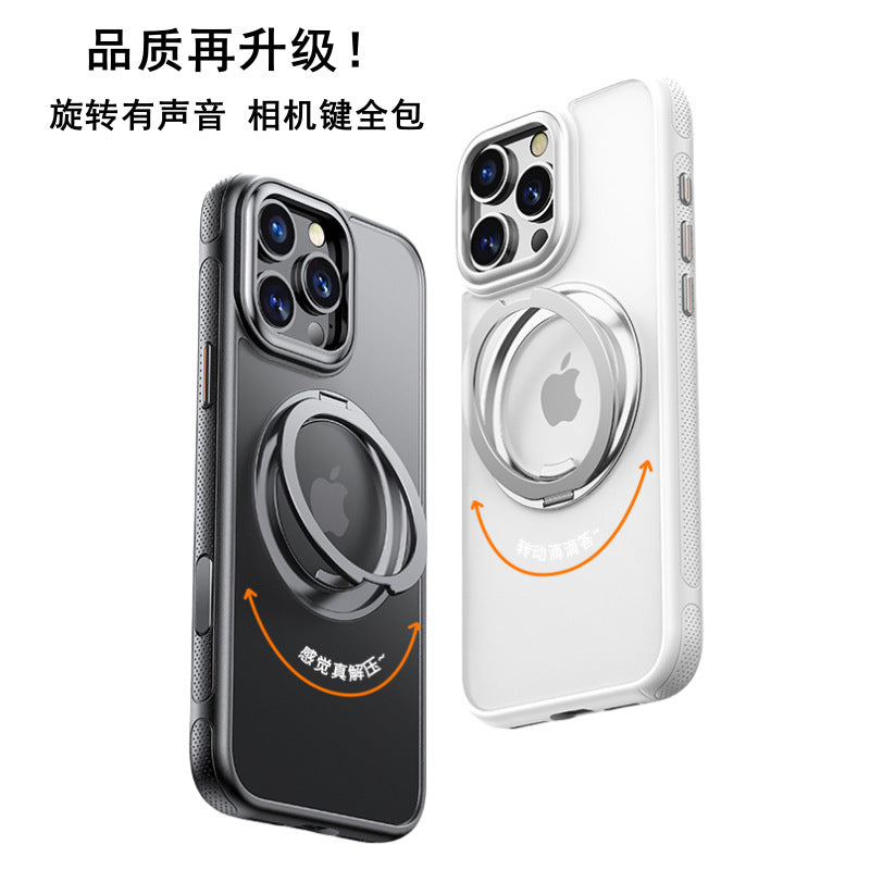 All-Inclusive Camera Button Cover for iPhone Magnetic Stand Case