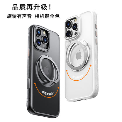All-Inclusive Camera Button Cover for iPhone Magnetic Stand Case