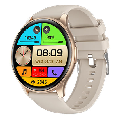 GlowFit Round Smartwatch