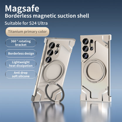 Samsung Ultra Magnetic Case with Rotating Kickstand & Corner Protection