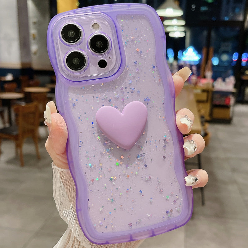 GlitterGrip Clear Samsung Case