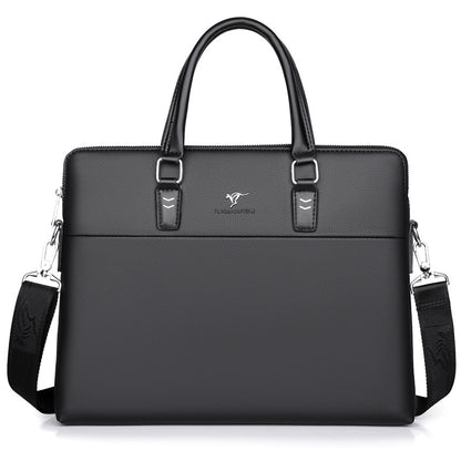 Classic PU Leather Briefcase