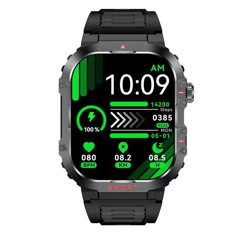 TrailForge Waterproof Sports Flashlight Smart Watch