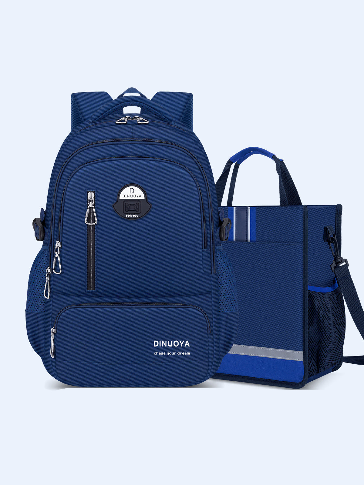 Pure Color Lightweight Student Backpack
