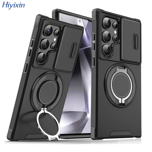 Samsung Lingke Push Window Case with Swivel Bracket