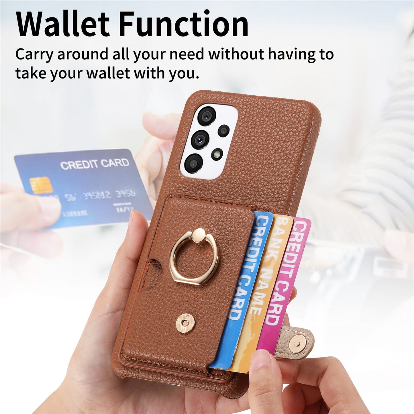 LuxeLychee Textured Samsung Case