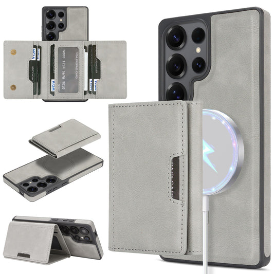 Stylish Magnetic Card Samsung Case