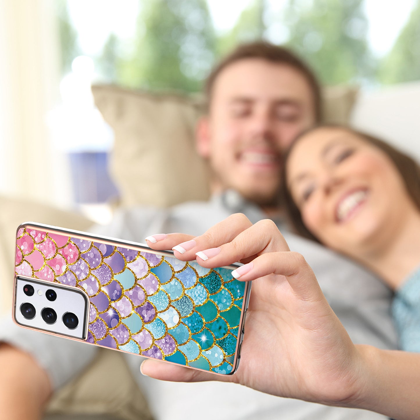 IMD Marble Electro Samsung Case