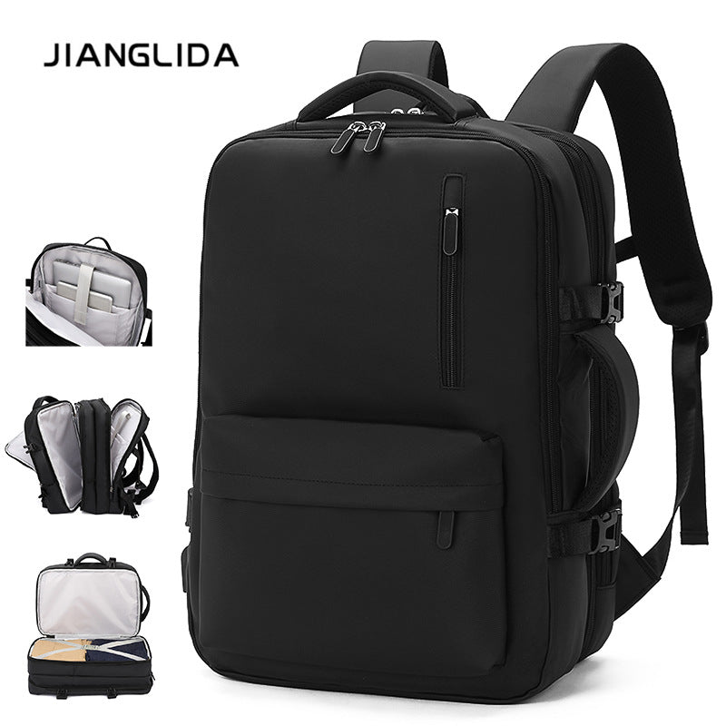 Large-Capacity Waterproof Travel Backpack  Multifunctional Laptop Bag