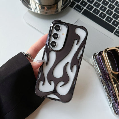 Electroplated Hollow Flame Case  Samsung S25 Ultra / A16 / S23