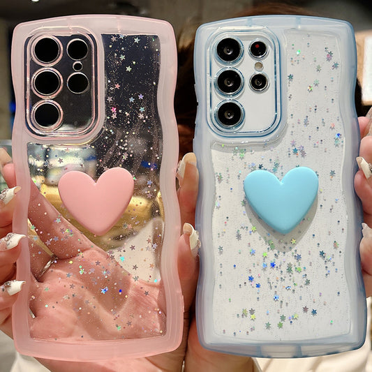 GlitterGrip Clear Samsung Case