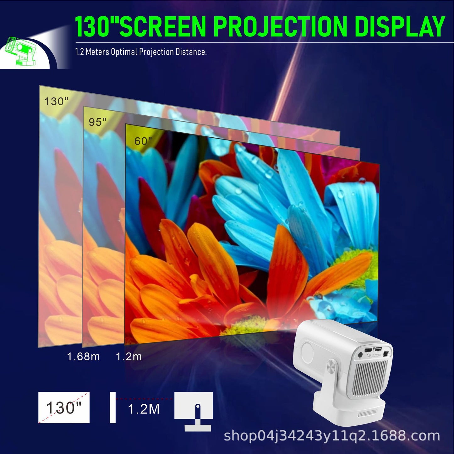 VisionX Android Smart Projector