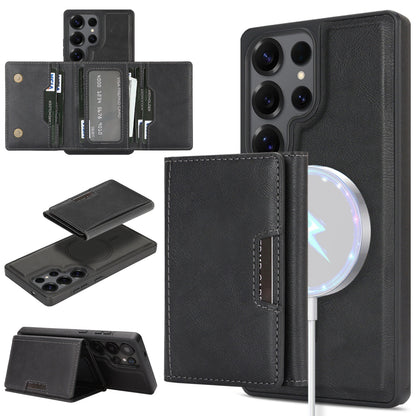Stylish Magnetic Card Samsung Case