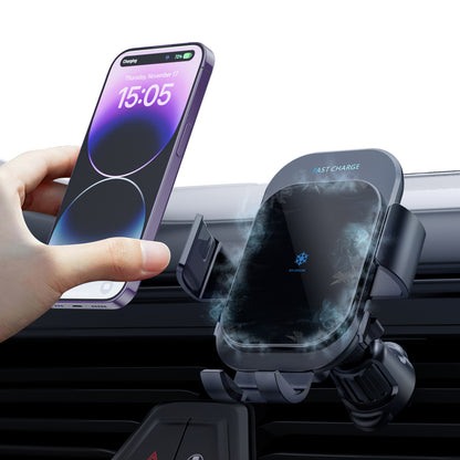 FrostCharge Pro 2-in-1 MagSafe Car Charger Phone Holder