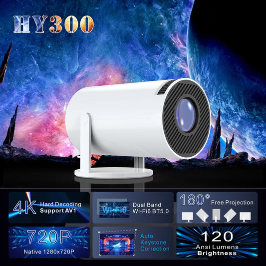 AirVision 4K Portable LCD Wall Projector