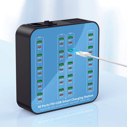 PowerFort 400W 40-Port Charging Station