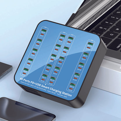 PowerFort 400W 40-Port Charging Station