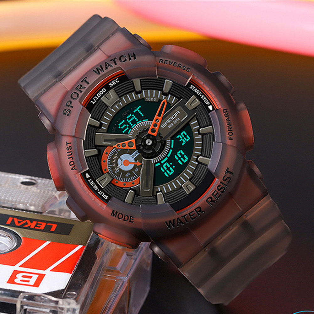 Retro Blaze Luminous Waterproof Smart Watch