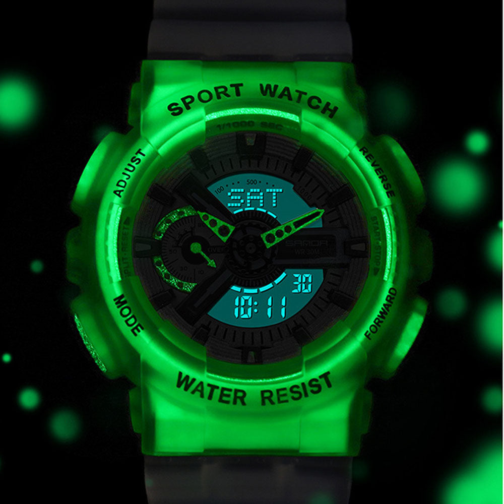 Retro Blaze Luminous Waterproof Smart Watch