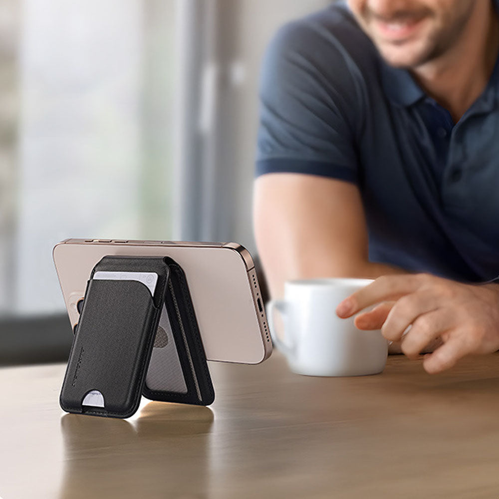 SnapFlex Magnetic Multi-Function Cardholder & Stand