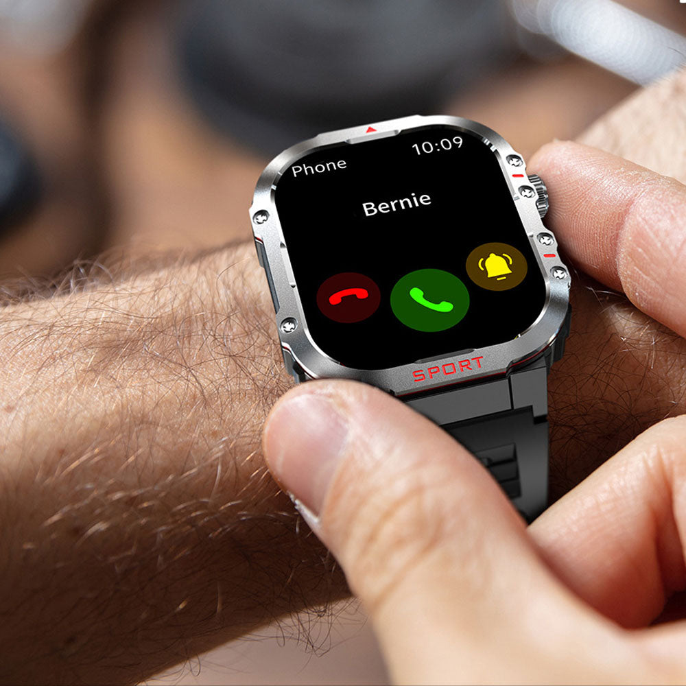 TrailForge Waterproof Sports Flashlight Smart Watch