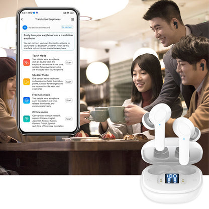 TruChat Intelligent Voice Translation Bluetooth Headset