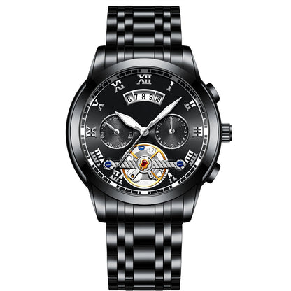 SteelHorizon Stainless Steel Waterproof Watch Men