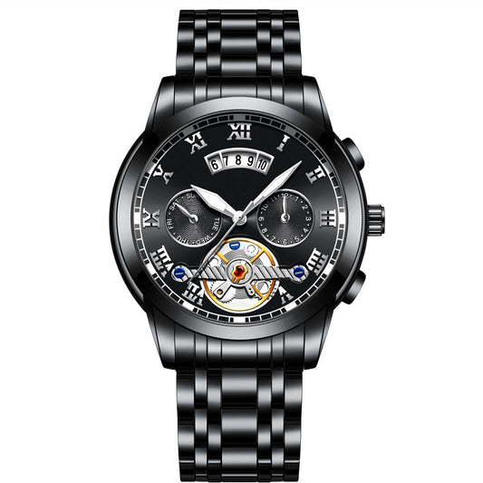 SteelHorizon Stainless Steel Waterproof Watch Men