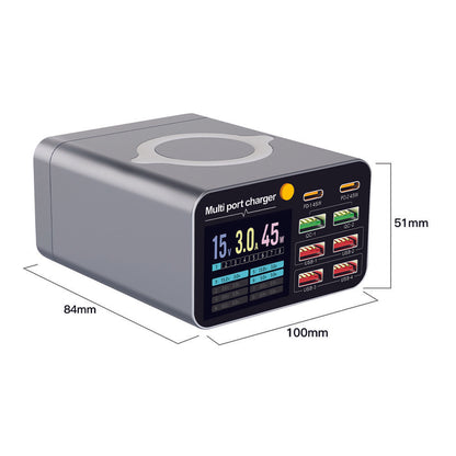 VoltSquad 80W 8-Port Multi-Device Charging Station