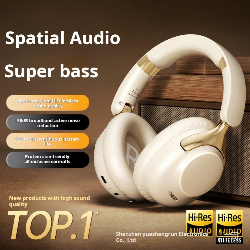 Pro-X1 ANC Headphones  50H Playtime, Deep Bass with Foldable Design