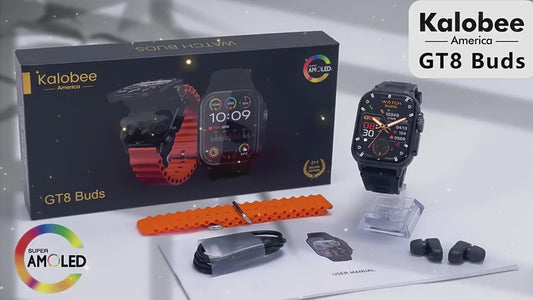GT8 Pro+ Smart Watch & Earbuds 2-in-1